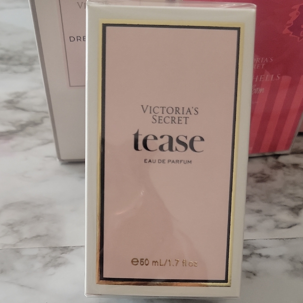 Victoria's Secret Tease Perfume in Pink and Gold
